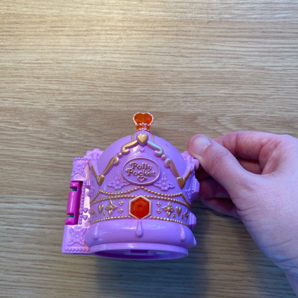 Polly Pocket Crown Palace 1996 Faberge Egg Compact no dolls
